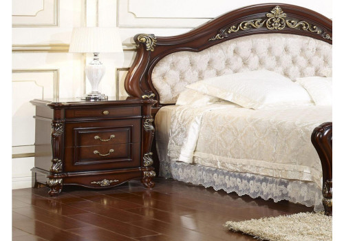 Кровать мягкая Касандра орех