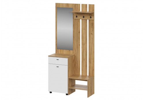 Вешалка «Милан» 1 Белая