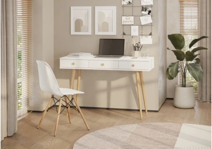 Стол письменный с тремя ящиками Артикул: 6-01107