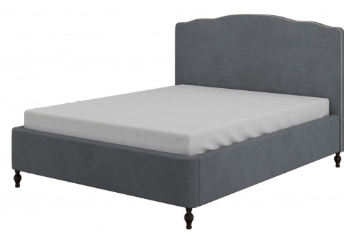  Кровать Лорето 1600х2000 Холодный Серый С металлокаркасом